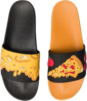 Slides & Slippers for Women, Men & Kids Pool Sandals Funny Designs Books Coffee Party Pizza Fox Bear Llama Clouds Footwear Gift