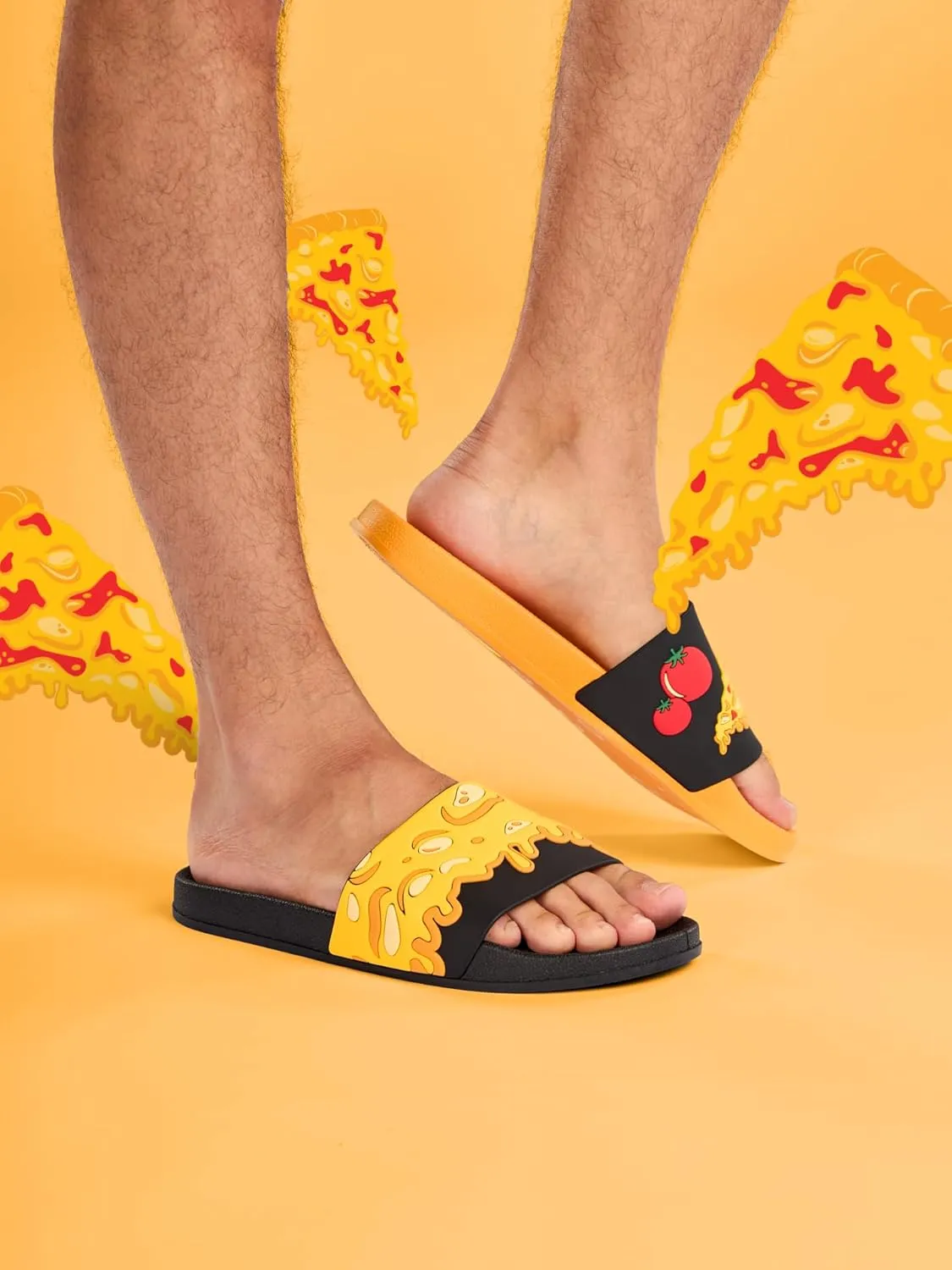 Slides & Slippers for Women, Men & Kids Pool Sandals Funny Designs Books Coffee Party Pizza Fox Bear Llama Clouds Footwear Gift
