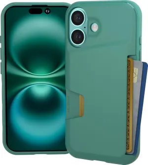 Smartish® iPhone 16 Wallet Case - Wallet Slayer Vol. 1 [Slim   Protective] Credit Card Holder - Drop Tested Hidden Flip Card Slot Cover Compatible with Apple iPhone 16 - So Jaded