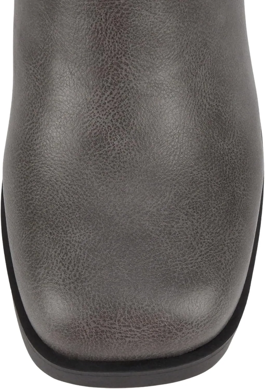 Soda “Addax” ~ Women Square Toe Low Heel Ornamented Ankle Boot with Belted Straps