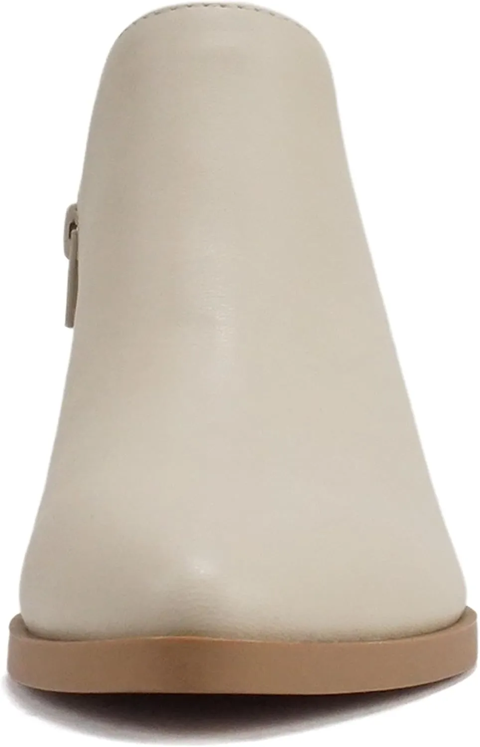 Soda SECTORY ~ Women Pointed Toe V Cut Stacked Chunky Low Heel Ankle Boot Bootie Side Zipper