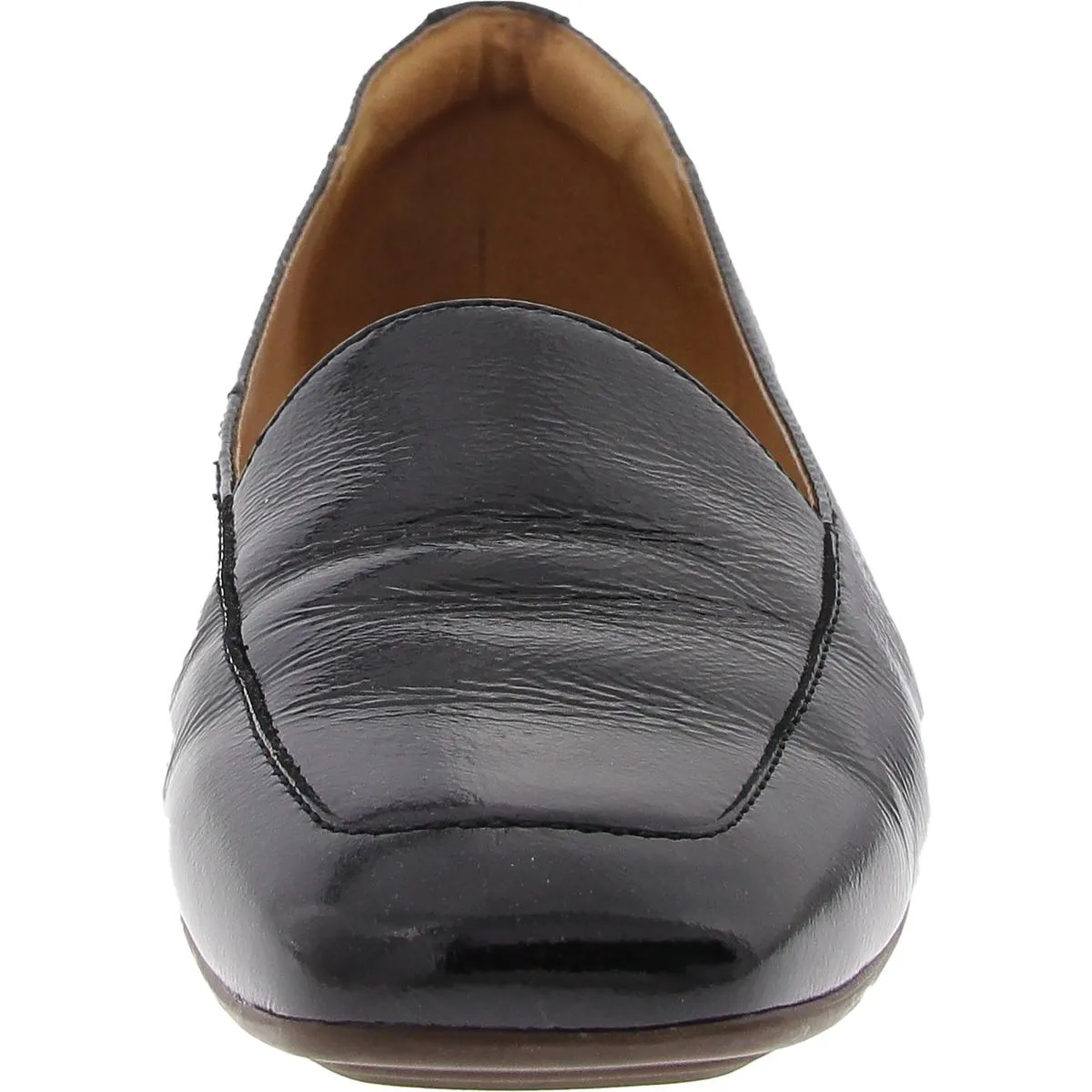 Sofft Womens Solid Leather Loafer Heels