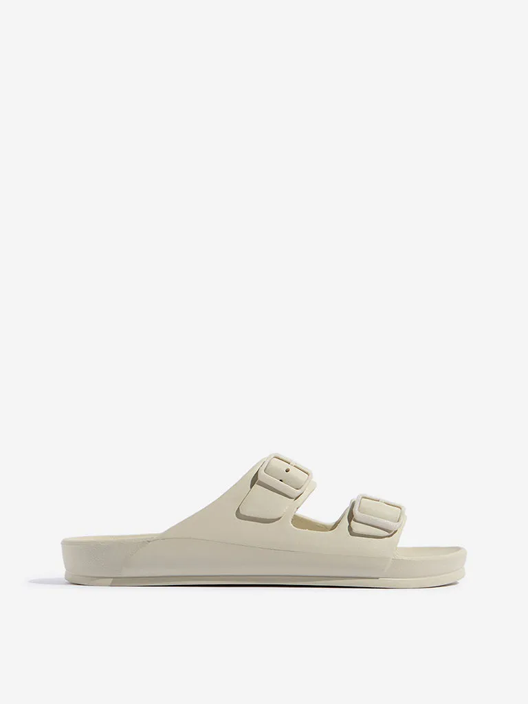 SOLEPLAY Ivory Dual-Strap Flip-Flop