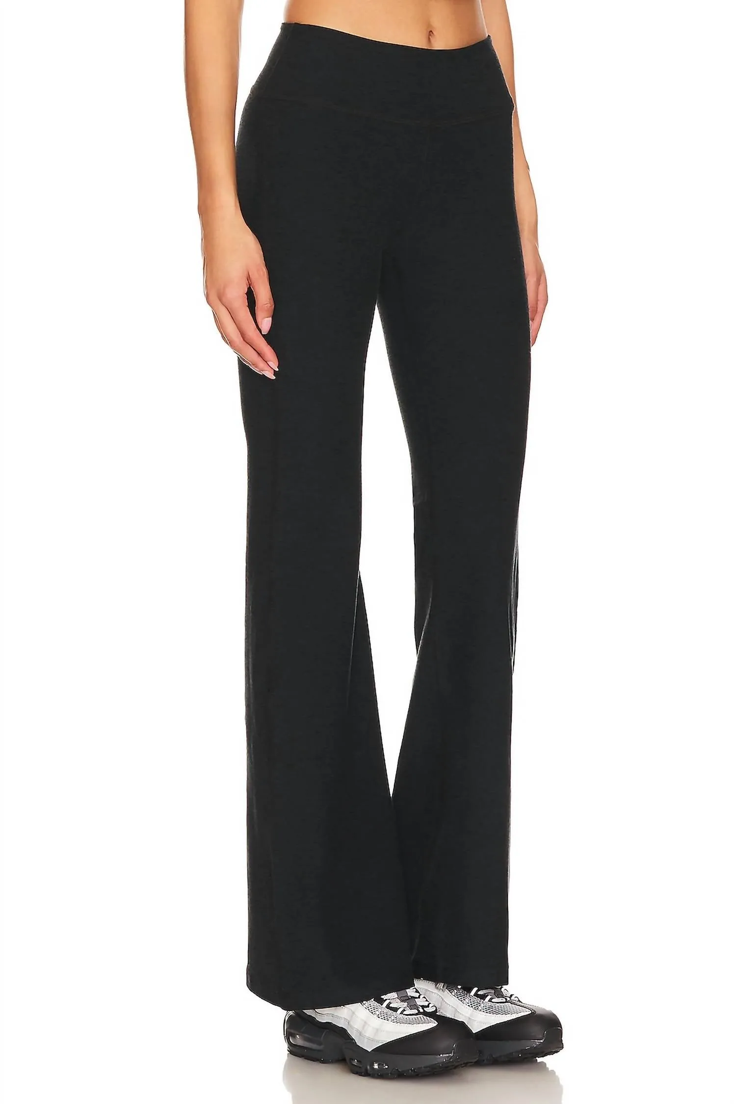 Spacedye 90's Low Rise Flare Pants In Black