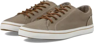 Sperry Mens Shoes Men's Striper II Lace to Toe Seasonal Sneaker, Taupe Linen, 4