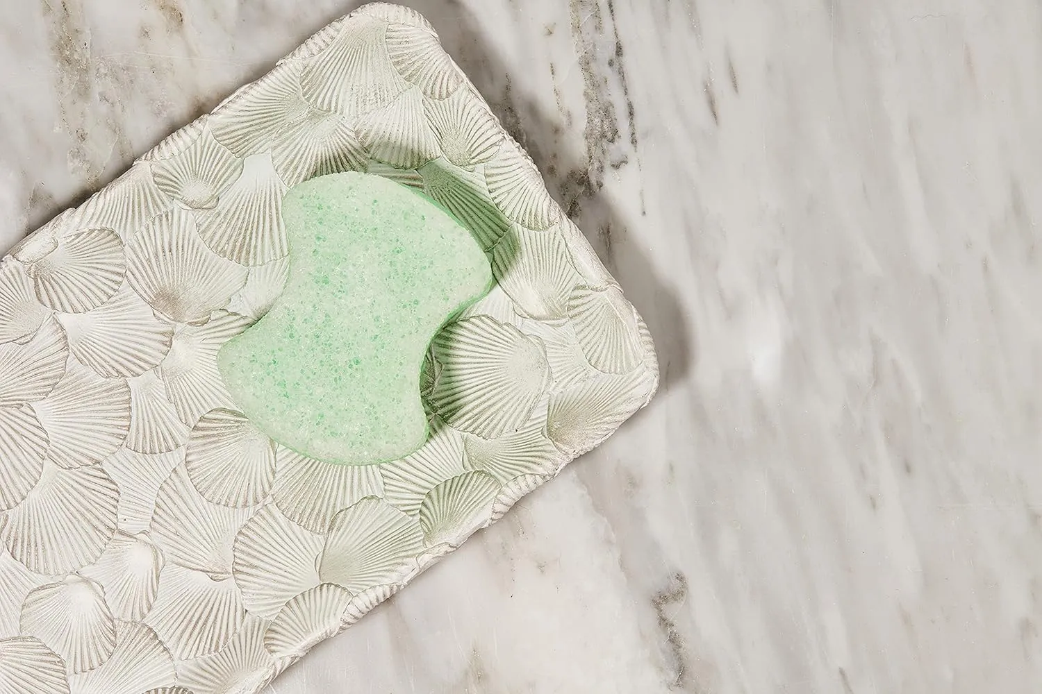 Spongables Pedi Scrub Foot Exfoliating 20  Wash Sponge, Citron Eucalyptus, 6 Count