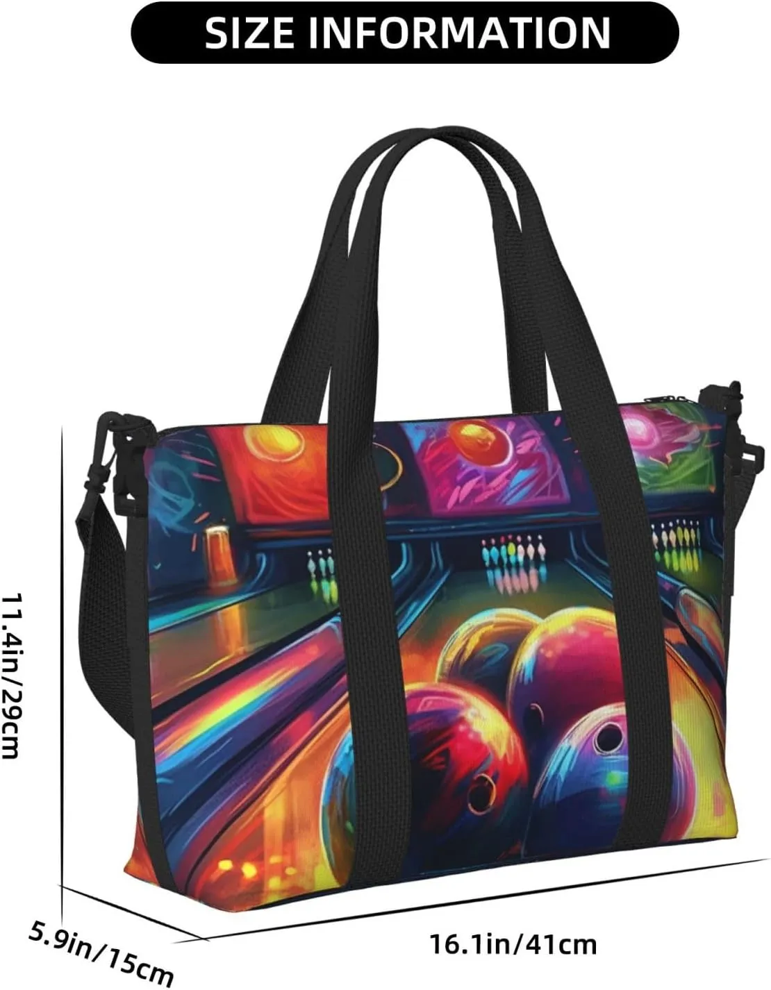 Sports Gym Bag for Women Men Travel Duffel Bag Tote Bowling Balls Weekender Bag Canvas Carry on Overnight Bag for Travel Swimming Fitness Workout Sports Duffle Bag