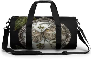 Sports Gym Bag for Women Men Travel Duffel Bag Tote Weekender Bag Big Butterfly Carry on Overnight Bag for Travel Swimming Fitness Workout Sports Duffle Bag