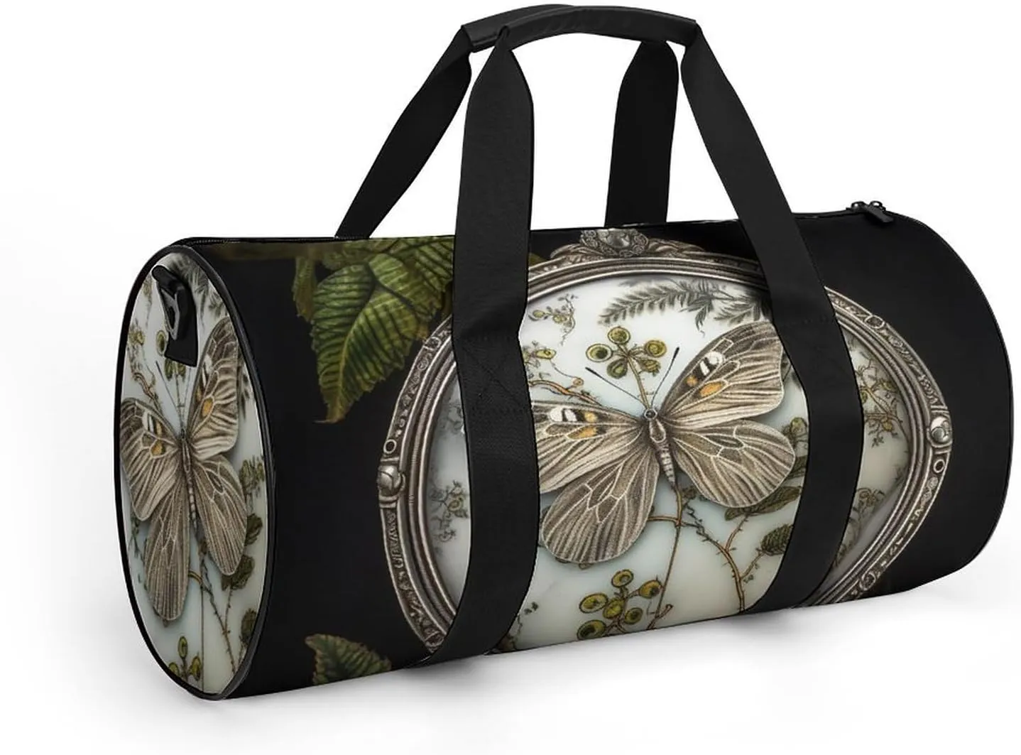 Sports Gym Bag for Women Men Travel Duffel Bag Tote Weekender Bag Big Butterfly Carry on Overnight Bag for Travel Swimming Fitness Workout Sports Duffle Bag