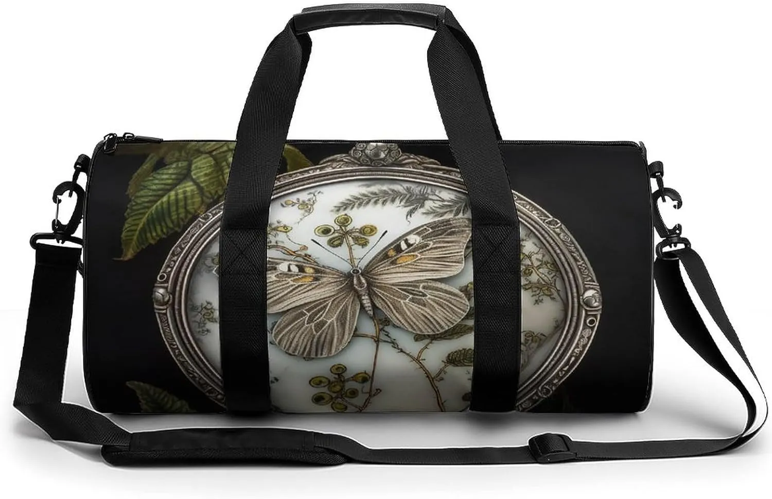 Sports Gym Bag for Women Men Travel Duffel Bag Tote Weekender Bag Big Butterfly Carry on Overnight Bag for Travel Swimming Fitness Workout Sports Duffle Bag