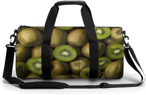 Sports Gym Bag for Women Men Travel Duffel Bag Tote Weekender Bag Pile of Kiwis Carry on Overnight Bag for Travel Swimming Fitness Workout Sports Duffle Bag