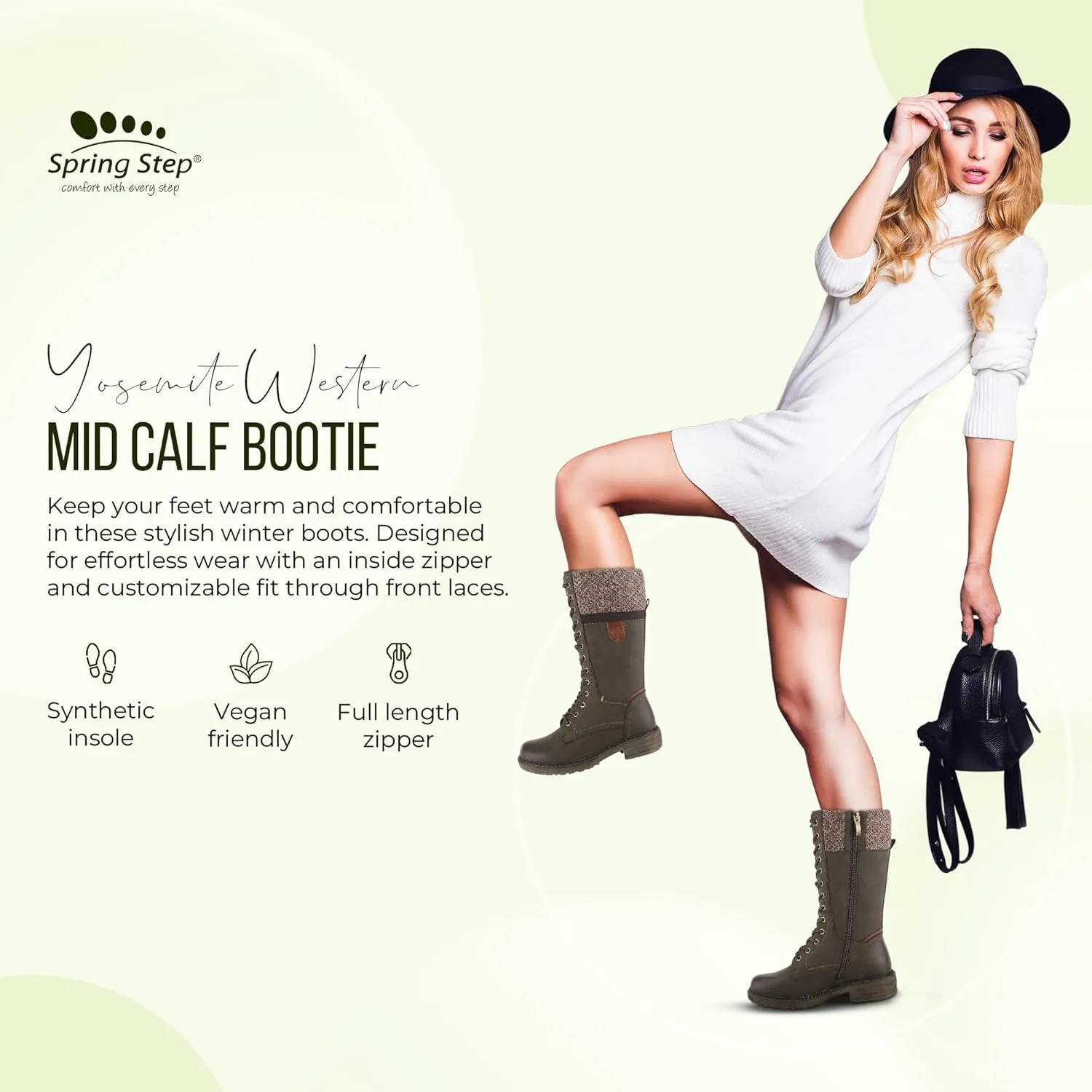 Spring Step Women's Yosemite Mid Calf Boot