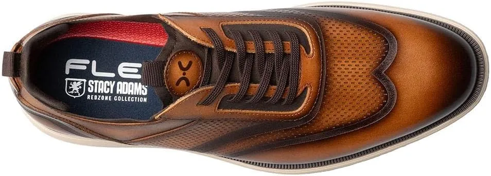 STACY ADAMS Men's Edgewood Wingtip Elastic Lace Oxford