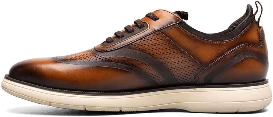 STACY ADAMS Men's Edgewood Wingtip Elastic Lace Oxford
