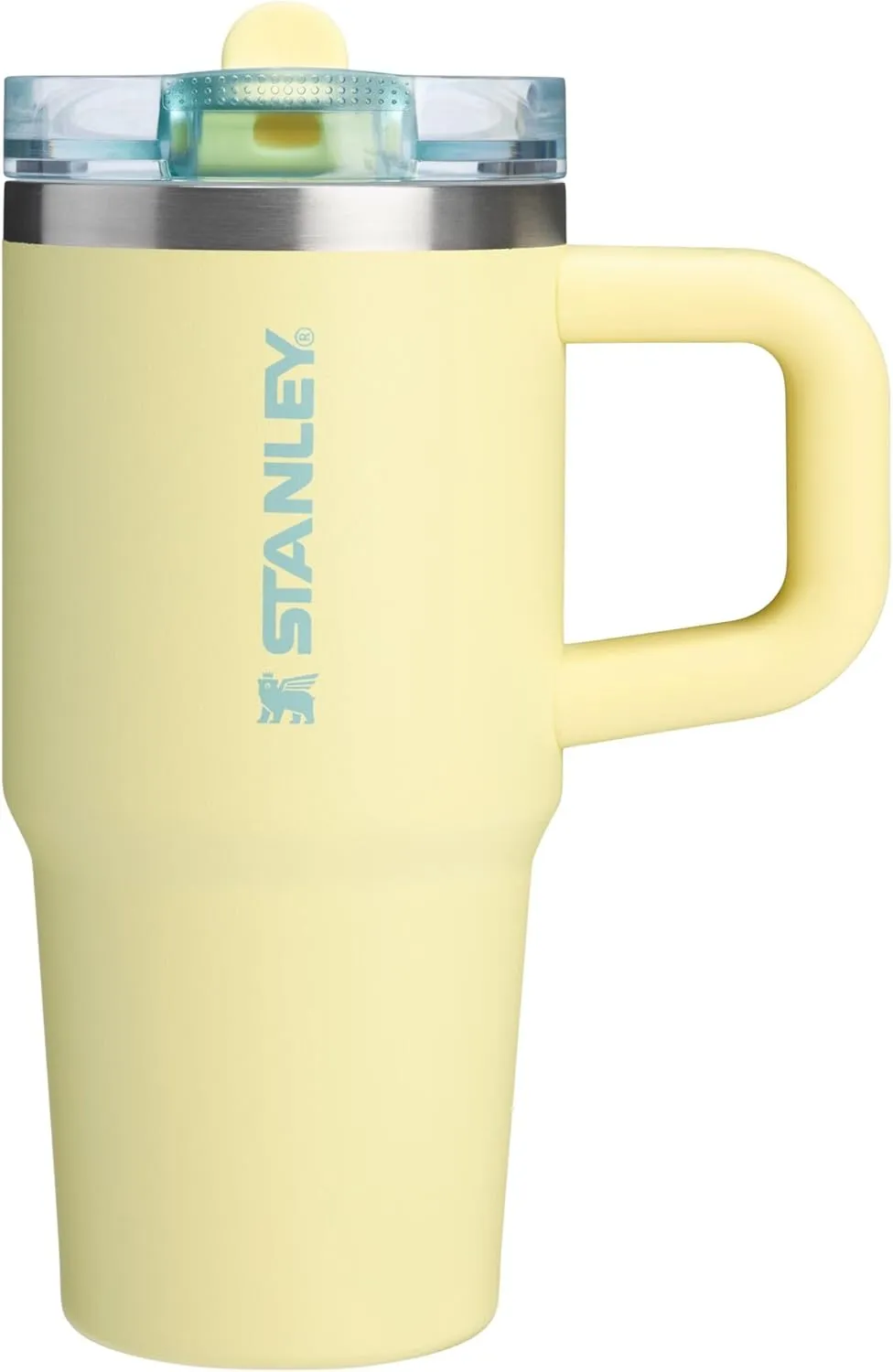 Stanley Quencher ProTour Flip Straw Tumbler with Leakproof Lid 14 oz | Built-In Straw and Handle | Cup Holder Compatible for Travel | Insulated Stainless Steel Cup | BPA-Free | Pomelo