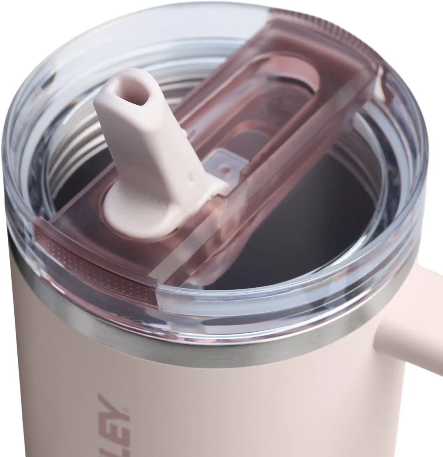 Stanley Quencher ProTour Flip Straw Tumbler with Leakproof Lid 30 oz | Built-In Straw & Handle | Cupholder Compatible for Travel | Insulated Stainless Steel Cup | BPA-Free | Rose Quartz