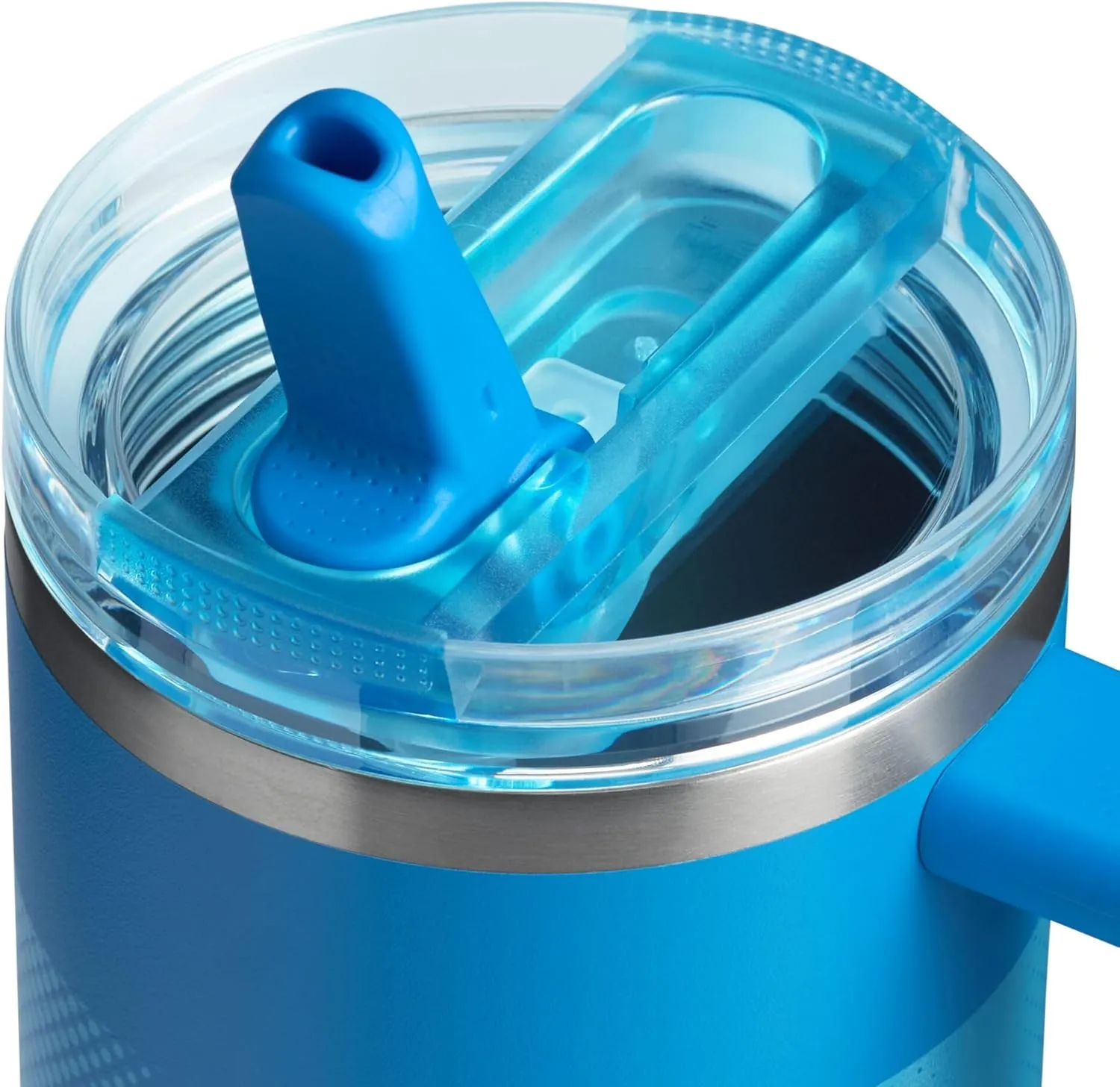 Stanley Quencher ProTour Flip Straw Tumbler with Leakproof Lid 30 oz | Built-In Straw and Handle | Cup Holder Compatible for Travel | Insulated Stainless Steel Cup | BPA-Free | Azure Fade