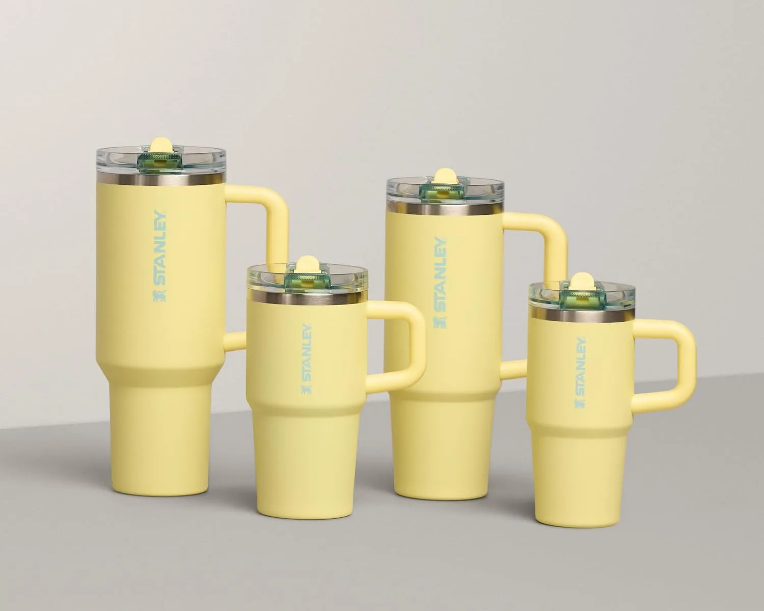 Stanley Quencher ProTour Flip Straw Tumbler with Leakproof Lid 30 oz | Built-In Straw and Handle | Cup Holder Compatible for Travel | Insulated Stainless Steel Cup | BPA-Free | Pomelo