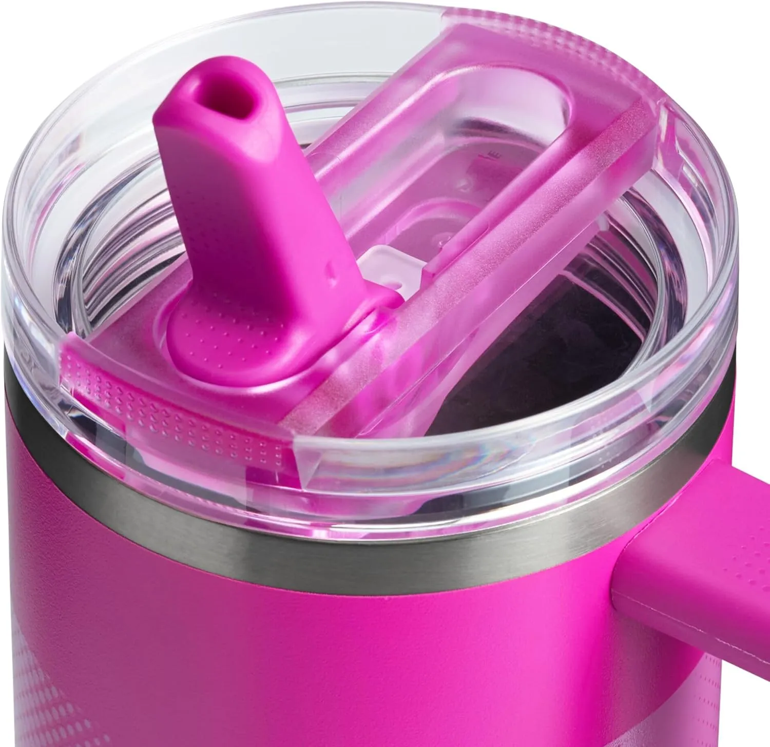 Stanley Quencher ProTour Flip Straw Tumbler with Leakproof Lid 30 oz | Built-In Straw and Handle | Cup Holder Compatible for Travel | Insulated Stainless Steel Cup | BPA-Free | Vivid Violet Fade