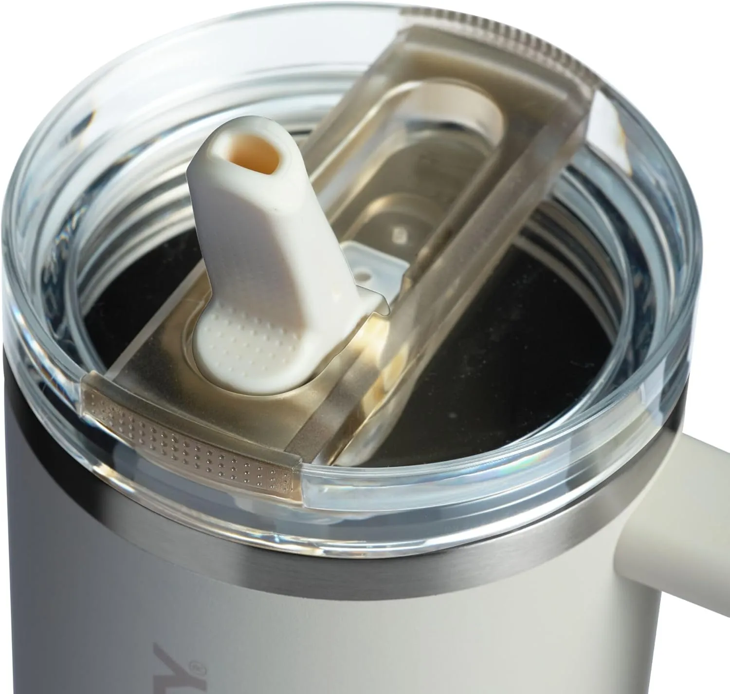 Stanley Quencher ProTour Flip Straw Tumbler with Leakproof Lid 40 oz | Built-In Straw & Handle | Cupholder Compatible for Travel | Insulated Stainless Steel Cup | BPA-Free | Cream