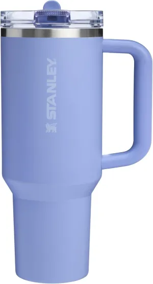 Stanley Quencher ProTour Flip Straw Tumbler with Leakproof Lid 40 oz | Built-In Straw and Handle | Cup Holder Compatible for Travel | Insulated Stainless Steel Cup | BPA-Free | Hydrangea