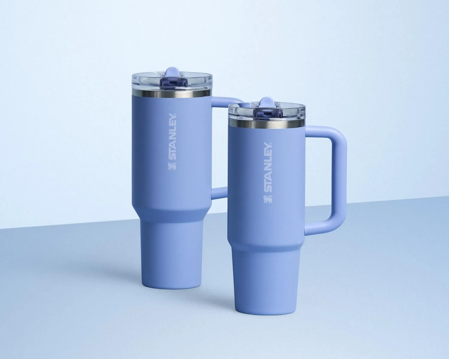 Stanley Quencher ProTour Flip Straw Tumbler with Leakproof Lid 40 oz | Built-In Straw and Handle | Cup Holder Compatible for Travel | Insulated Stainless Steel Cup | BPA-Free | Hydrangea