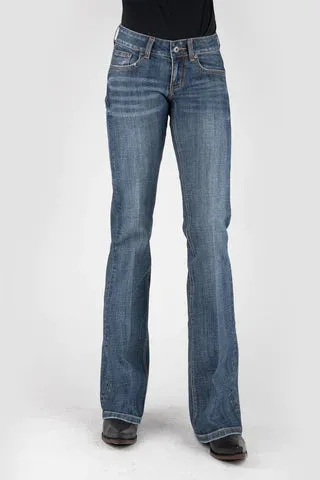 Stetson Logo Deco Pocket Bootcut Jean
