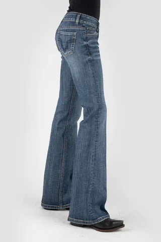 Stetson Logo Deco Pocket Bootcut Jean