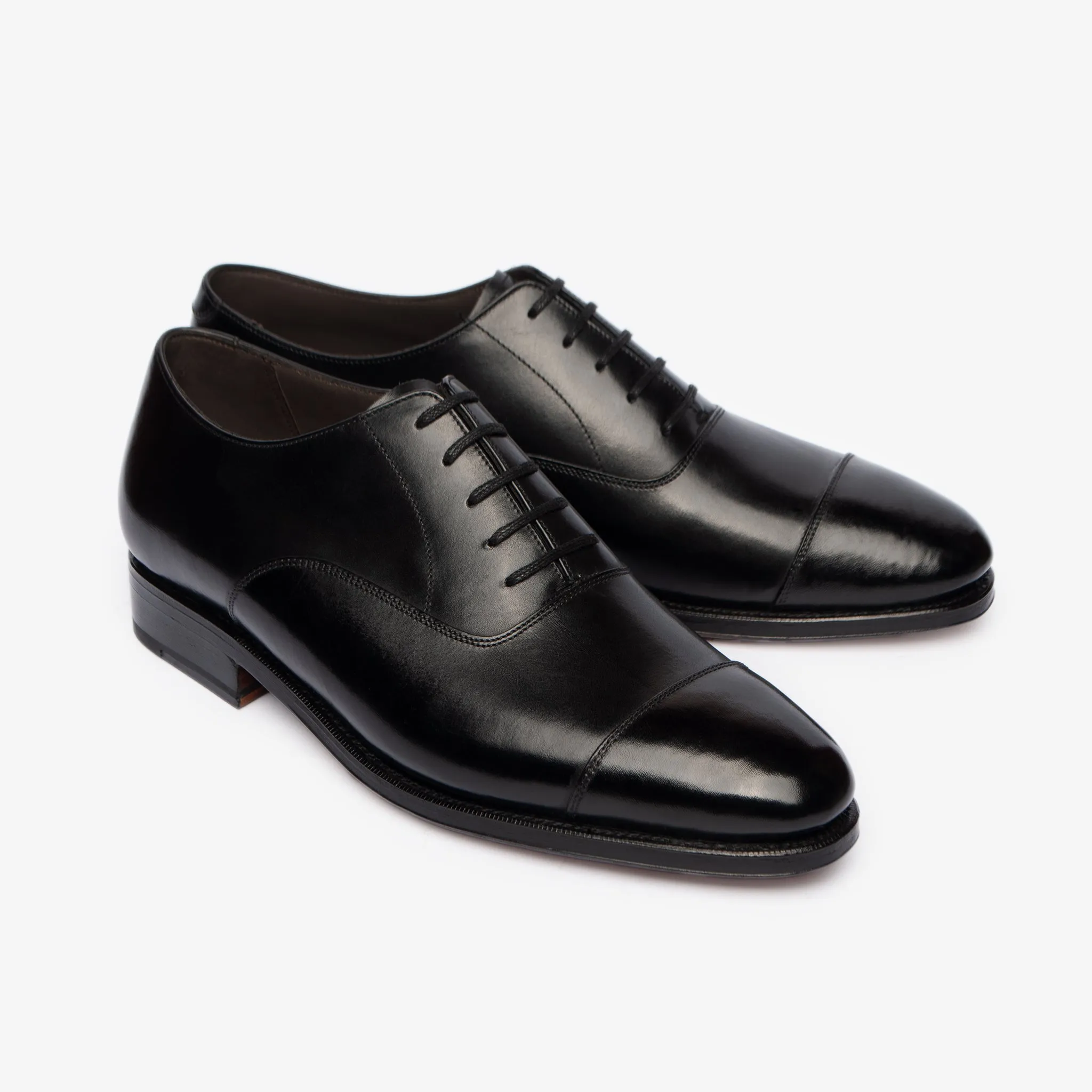 Straight Tip Oxford - Black - Zip Last