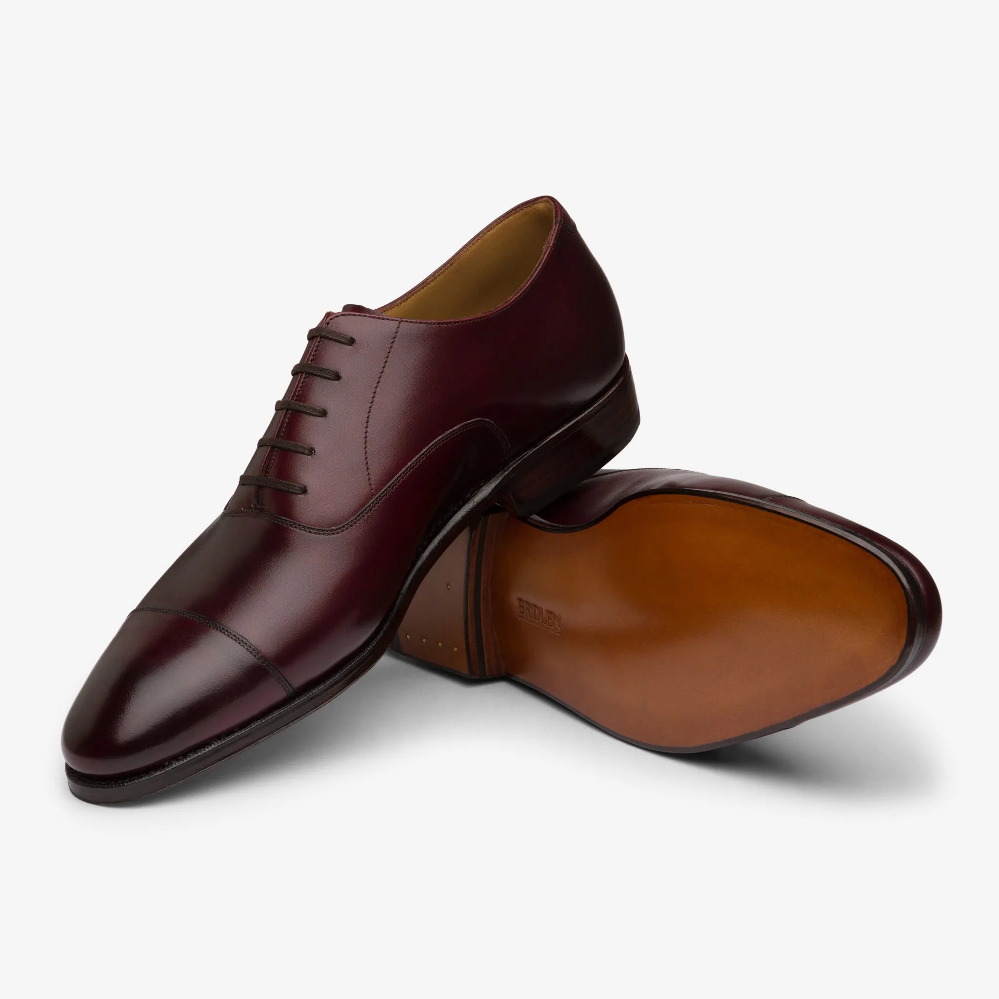 Straight Tip Oxford - Burgundy - Zip Last