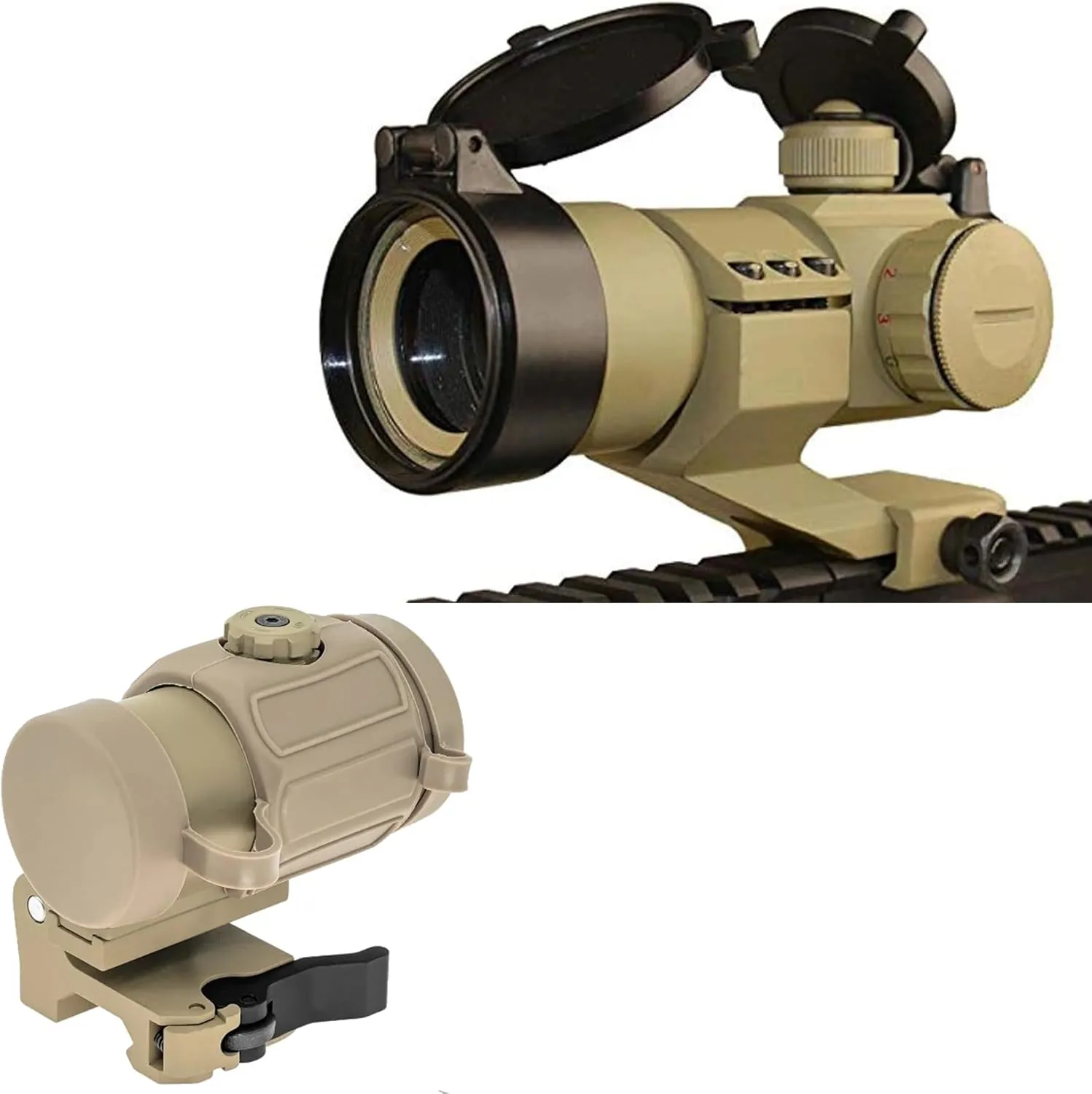 Tactical Scope Reflex Stinger 4 MOA Red - Green Dot Sight with Picatinny Mount