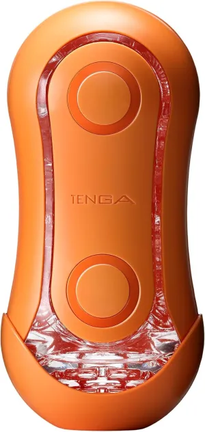 TENGA FLIP ORB Sunset Orange Reusable Toy Easy to Clean Male Masturbator, Fully Waterproof