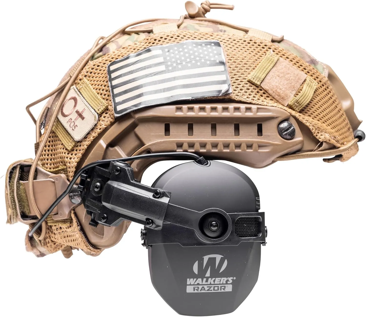 Tigrett ARC Rail Adapter for Helmets - Compatible with Ops-Core, FAST, ACH, MICH, AMP Arms, Howard Leight Earmuffs