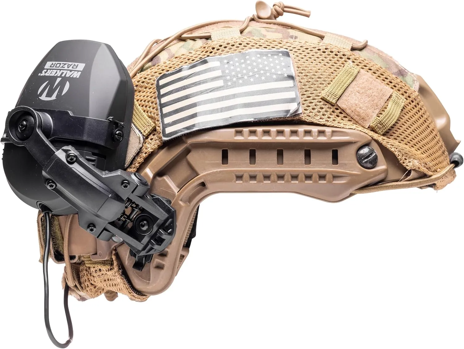 Tigrett ARC Rail Adapter for Helmets - Compatible with Ops-Core, FAST, ACH, MICH, AMP Arms, Howard Leight Earmuffs