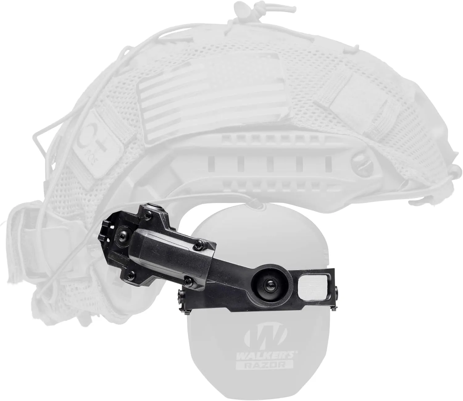 Tigrett ARC Rail Adapter for Helmets - Compatible with Ops-Core, FAST, ACH, MICH, AMP Arms, Howard Leight Earmuffs