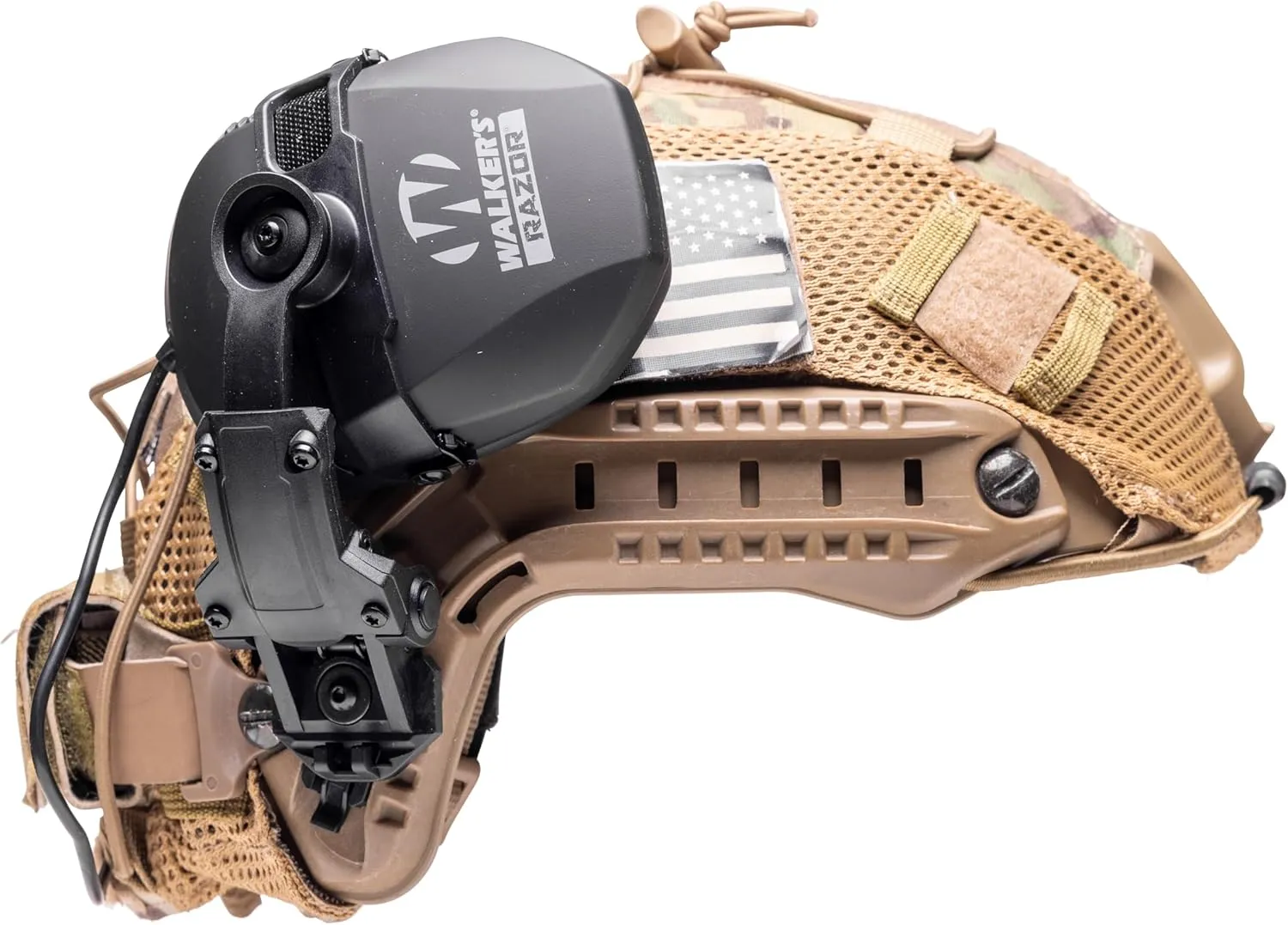 Tigrett ARC Rail Adapter for Helmets - Compatible with Ops-Core, FAST, ACH, MICH, AMP Arms, Howard Leight Earmuffs