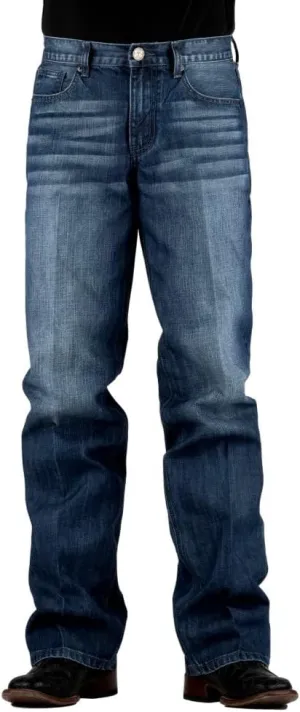 Tin Haul Western Jeans Mens Boot Cut Zip Blue 10-004-0420-1828 BU