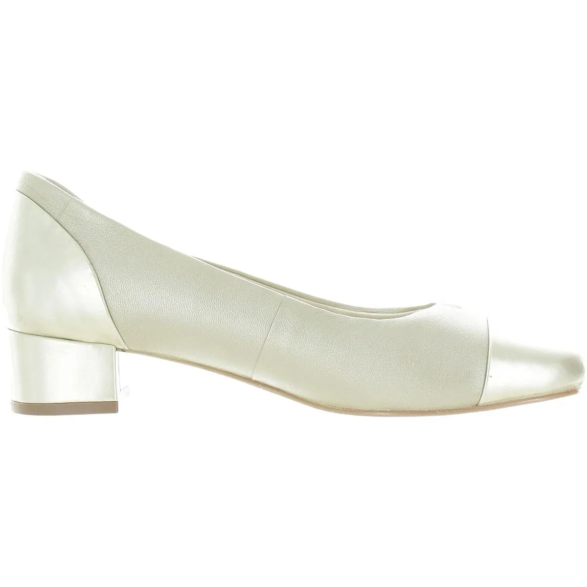 Trotters Womens Daisy Leather Patent Loafer Heels