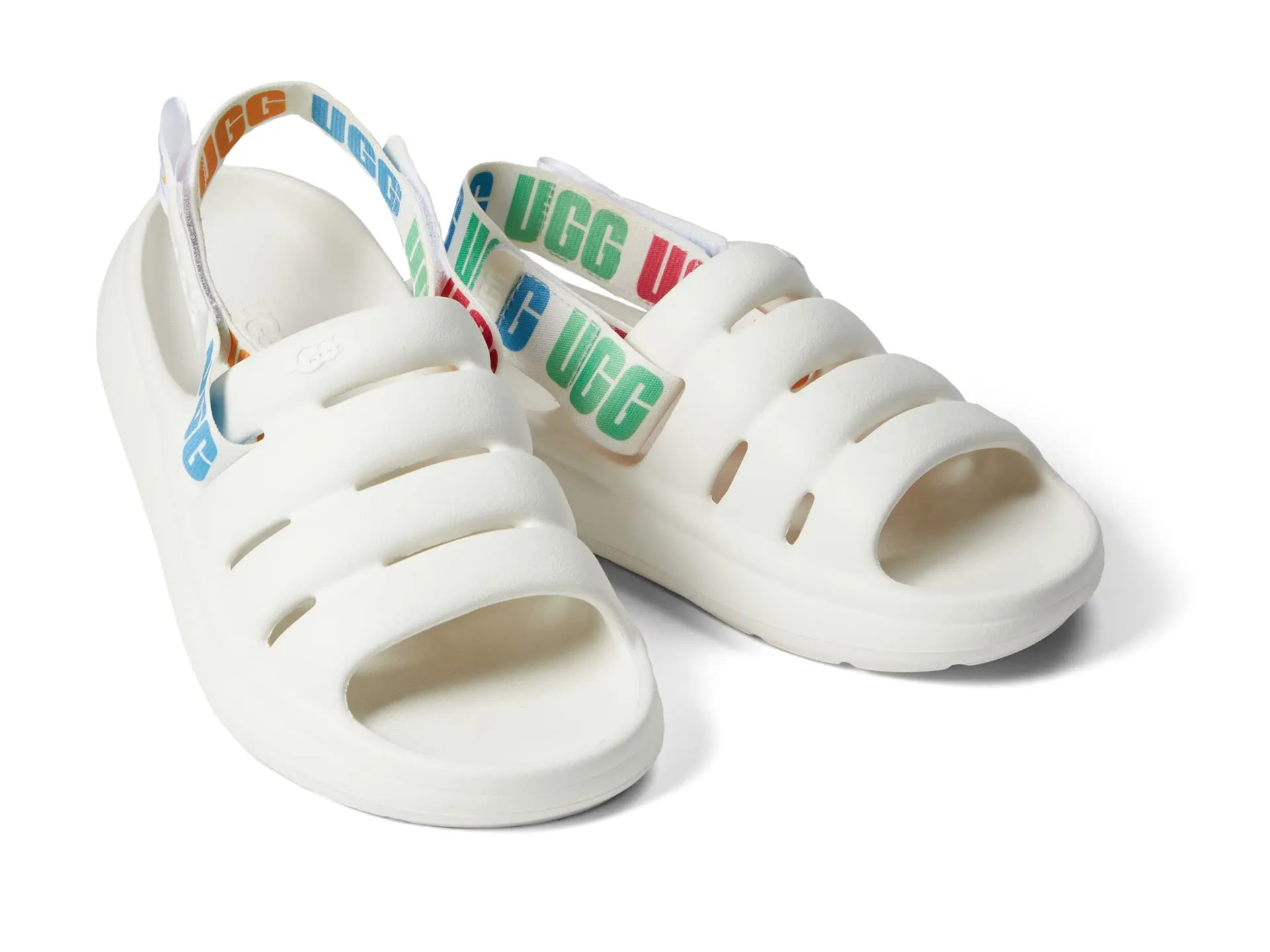 UGG Women's Sport Yeah SO Flat Sandal 10 White