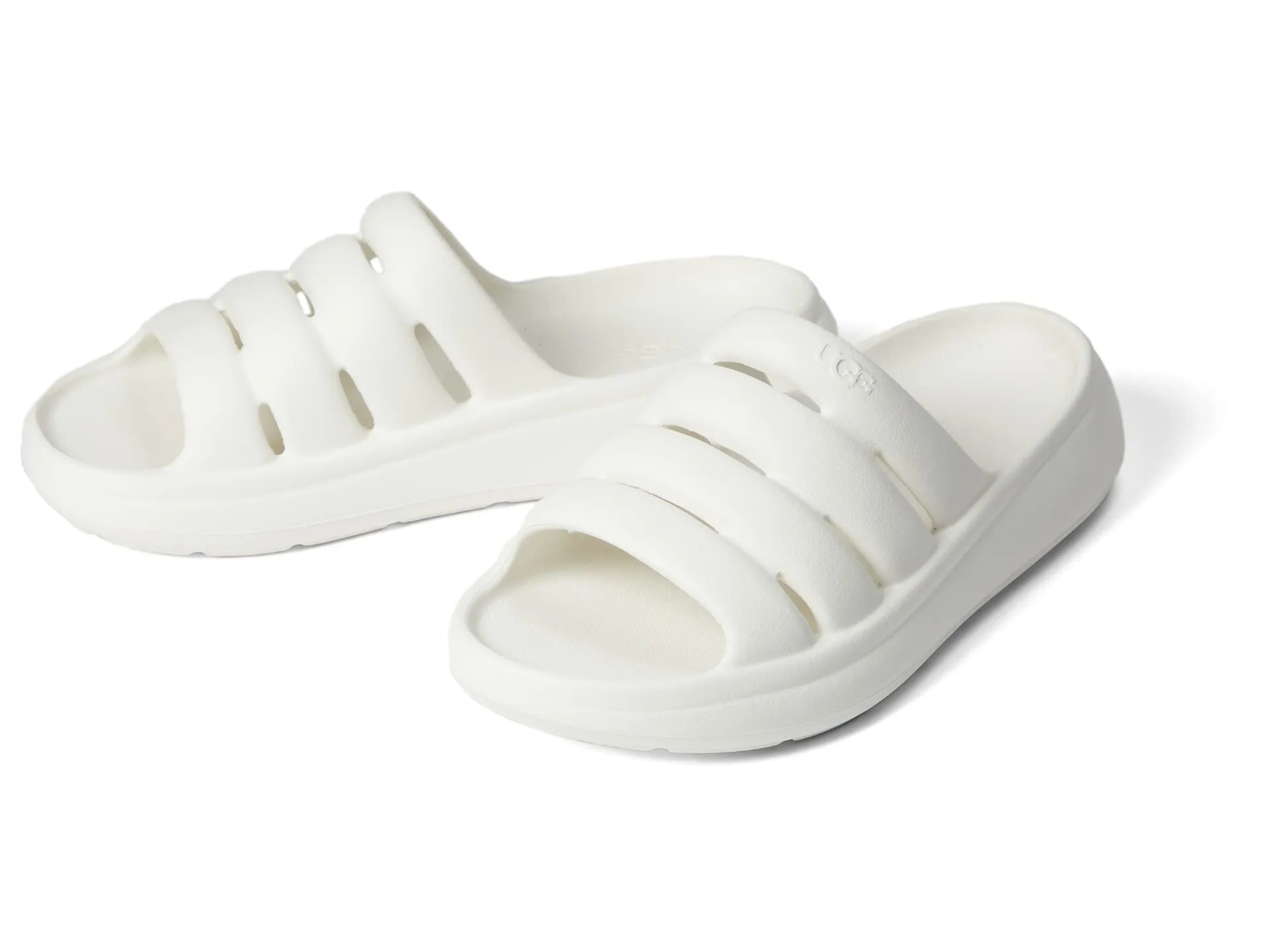 UGG Women's Sport Yeah SO Flat Sandal 10 White