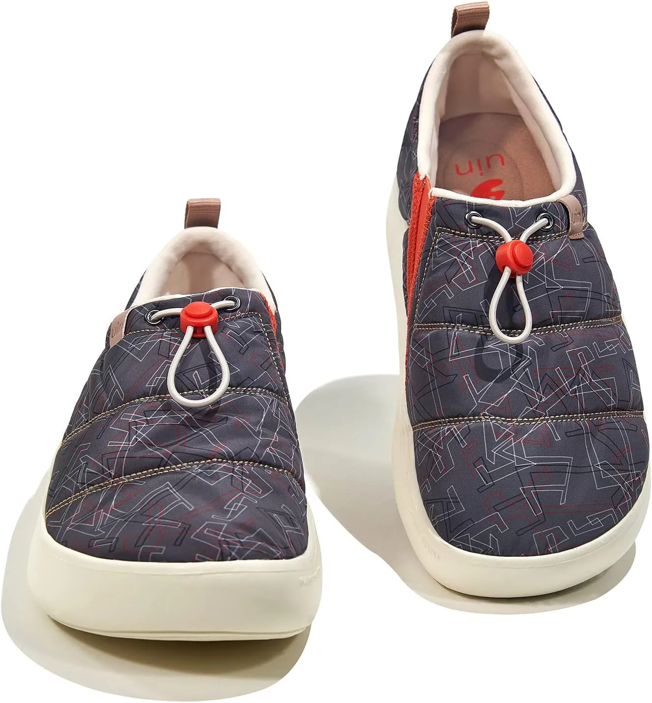 UIN Men's Camping Walking Travel Shoes Casual Slip On Loafers Lightweight Art Painted Fashion Sneaker Toledo