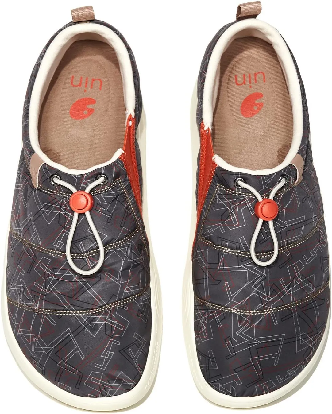 UIN Men's Camping Walking Travel Shoes Casual Slip On Loafers Lightweight Art Painted Fashion Sneaker Toledo