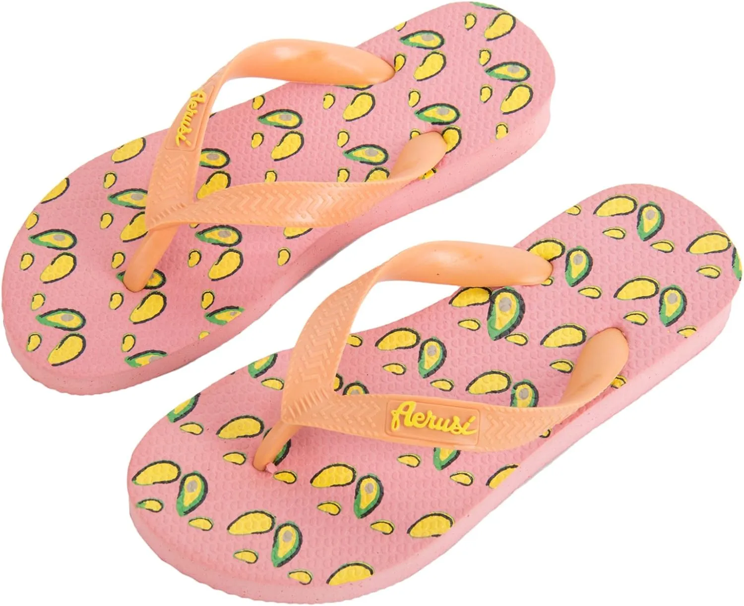 Unique Fun Design, Comfortable-Durable, Large and Medium Sized, Flip Flop Sandals for Home, Outdoor-Beach Party Unisex Footwear