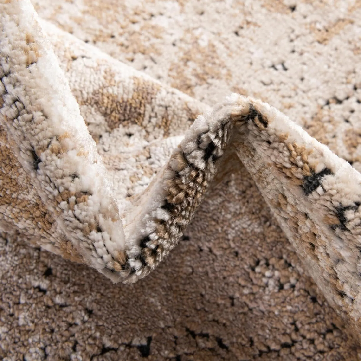 Unique Loom Chateau Collection Area Rug - Roosevelt (2' 2" x 6' 9" Runner, Khaki/ Beige)