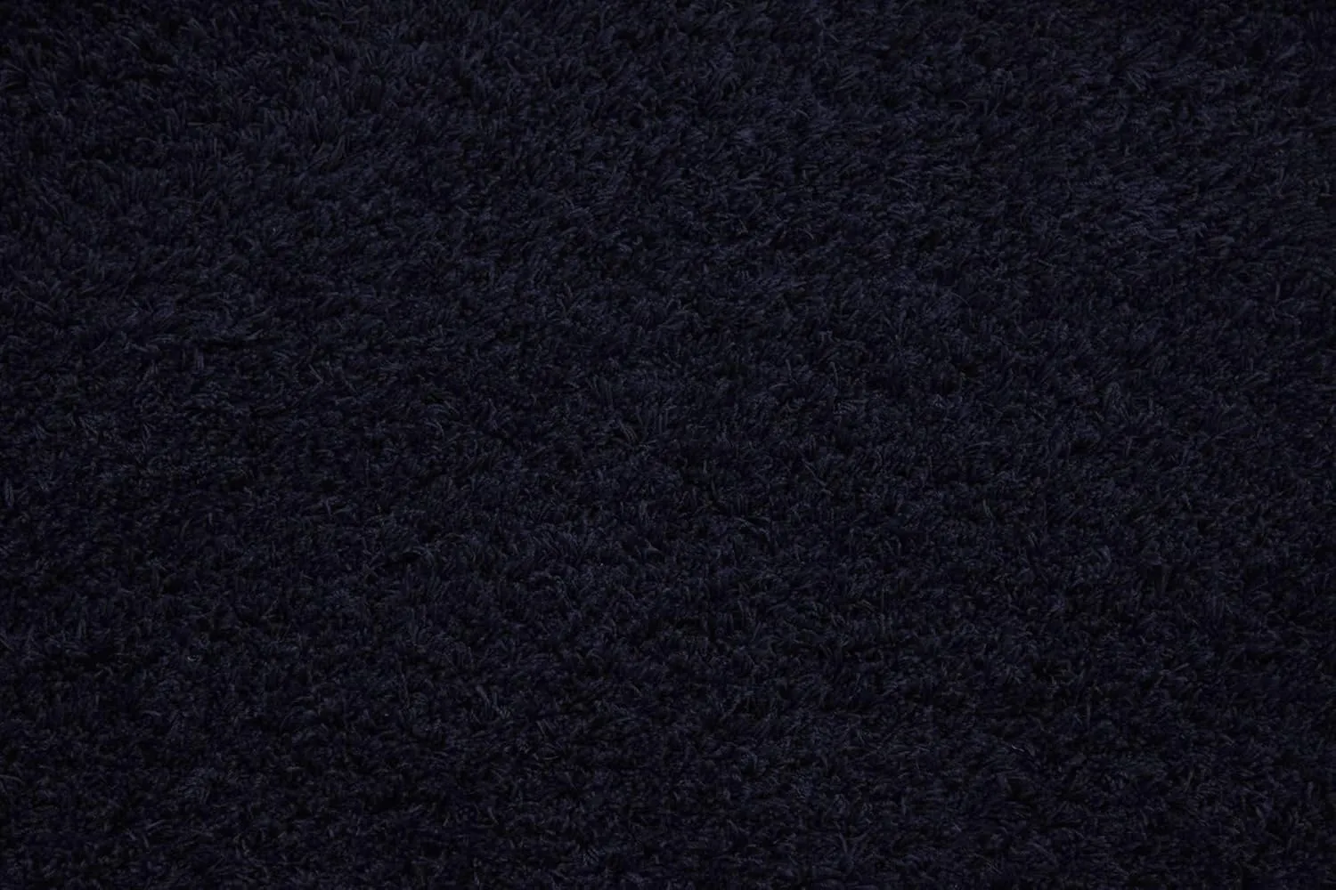Unique Loom Studio Solid Shag Collection Urban Modern Super Soft & Plush Area Rug, 2 ft x 6 ft 7 in, Midnight Blue