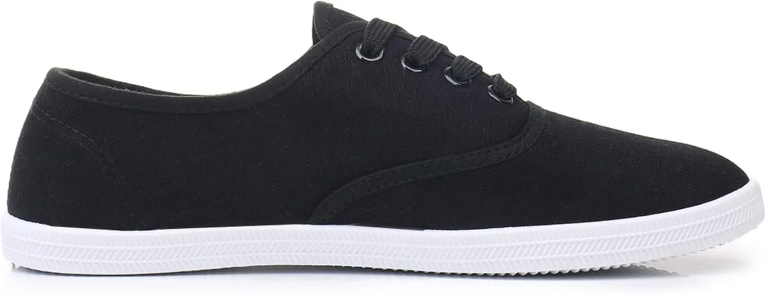 VenusCelia Women's Rainbow Lace Up Sneaker Shoes