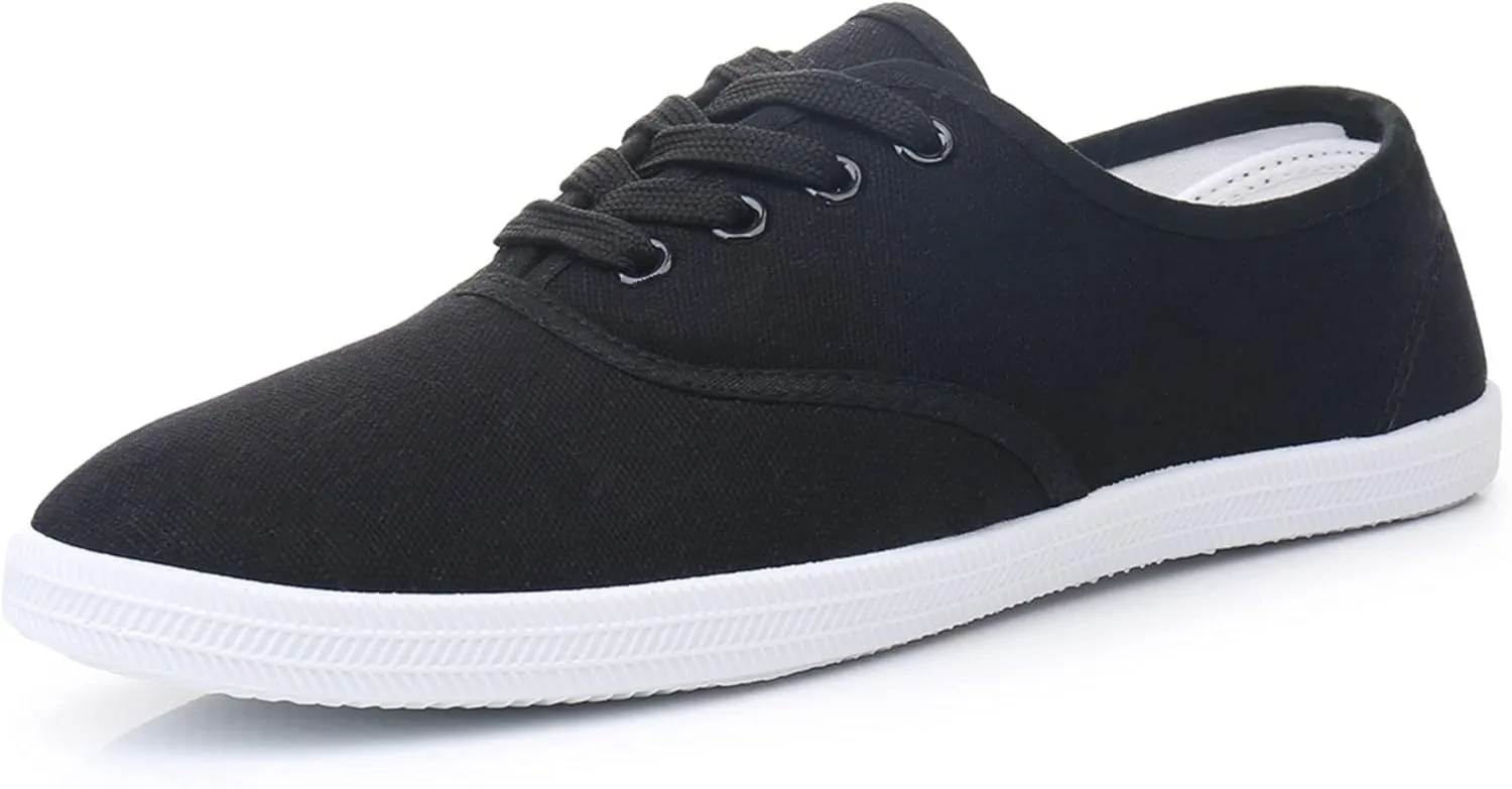 VenusCelia Women's Rainbow Lace Up Sneaker Shoes