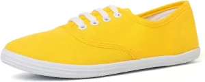 VenusCelia Women's Rainbow Lace Up Sneaker Shoes