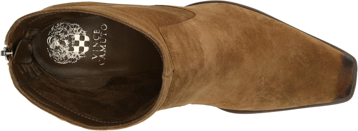 Vince Camuto Women's Viltana Stacked Heel Mid Calf Boot