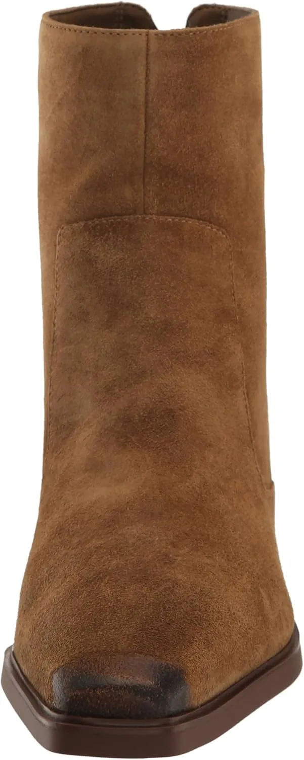 Vince Camuto Women's Viltana Stacked Heel Mid Calf Boot